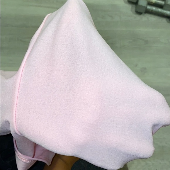 COPY - Reilly Cutout Ruffle Dress in Light Pink - Picture 7 of 11